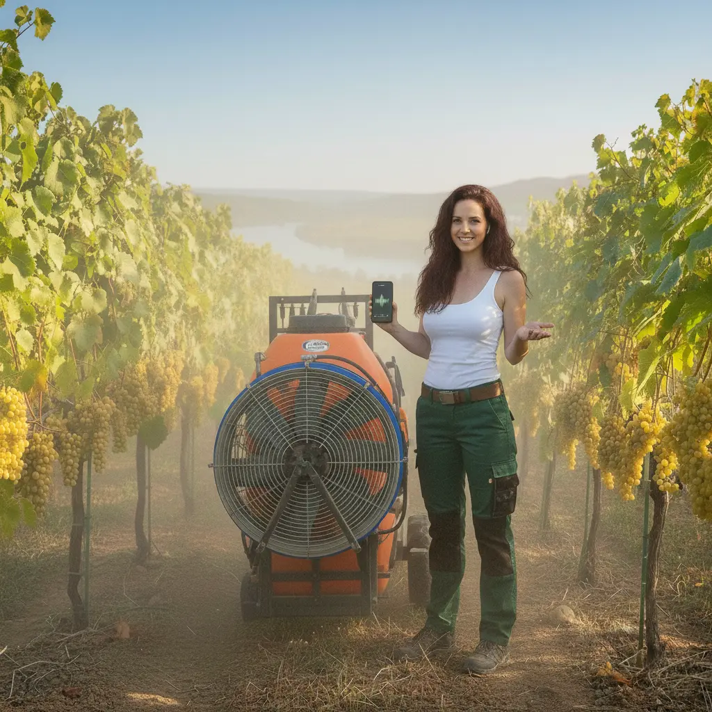 Qualitätskontrolle im Weinberg